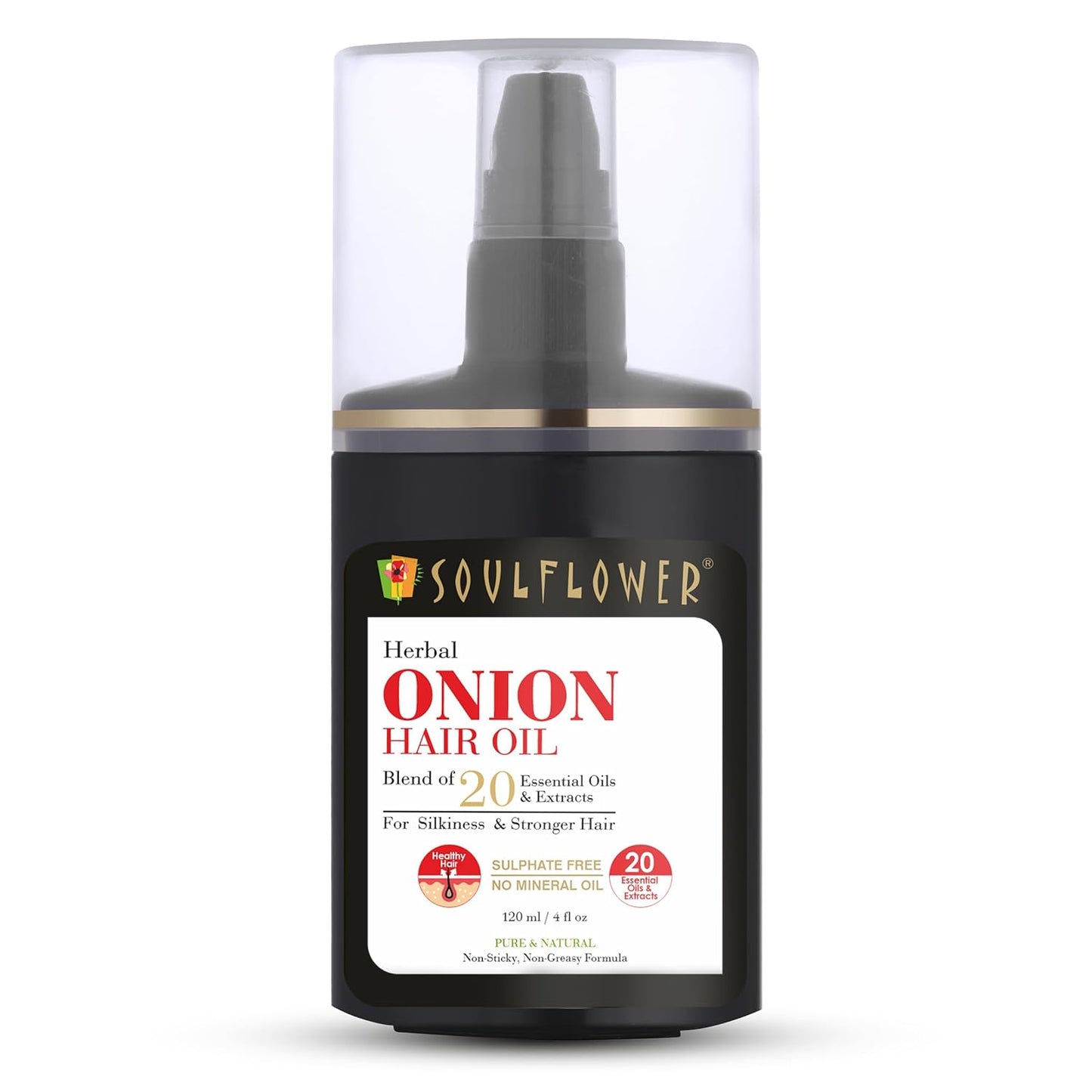 Soulflower Herbal Onion Hair Growth Oil