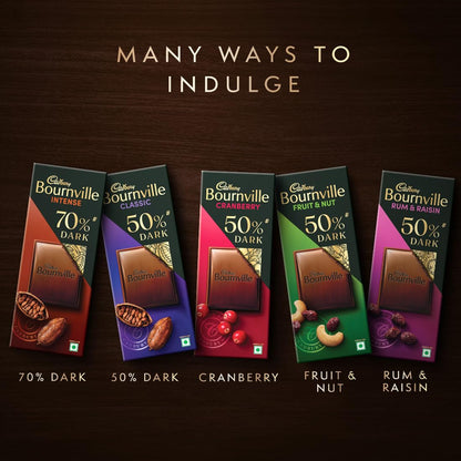 Cadbury Bournville Cranberry Dark Chocolate Bar