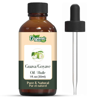 Organic Zing Guava (Psidium Guajava) Oil | Pure & Natural Essential Oil for Skincare, Hair Care, Aroma and Diffusers