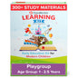 ClassMonitor Playgroup Home Learning Kit with Free Mobile App for 1 - 2.5 Years with 300+ Worksheet For kids of 2 Years