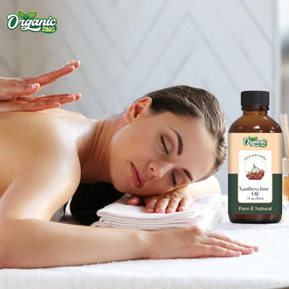 Organic Zing Xanthoxylum (Zanthoxylum) Oil | Pure & Natural Steam Distilled Essential Oil for Aroma, Diffusers & Massage