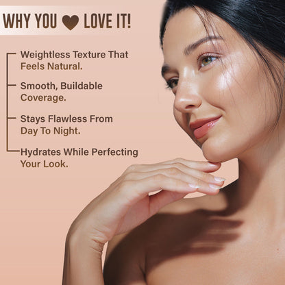 Matt Look Base Master Ultra Smooth Foundation - Light