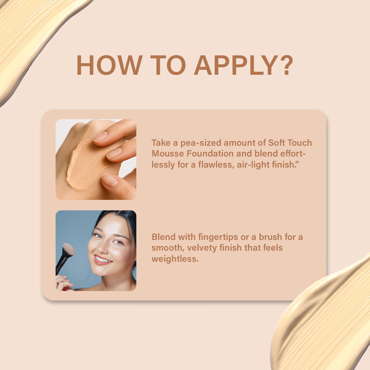 Matt Look Wonder Whip Soft Touch Mousse Foundation - Vanilla