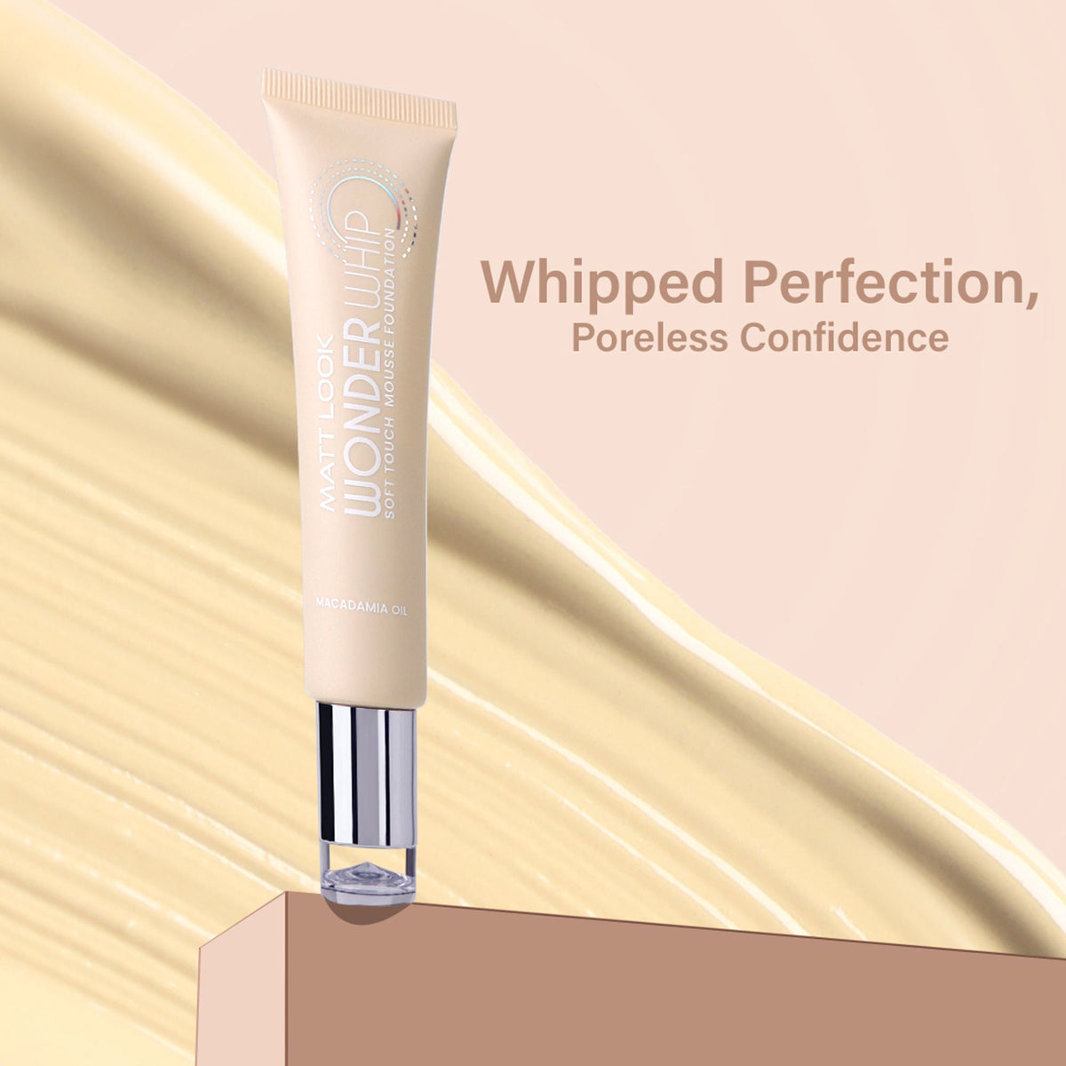 Matt Look Wonder Whip Soft Touch Mousse Foundation - Beige