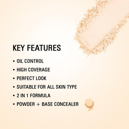 Matt Look Perfect Look 2 In 1 Formula Oil Control Powder - Fair