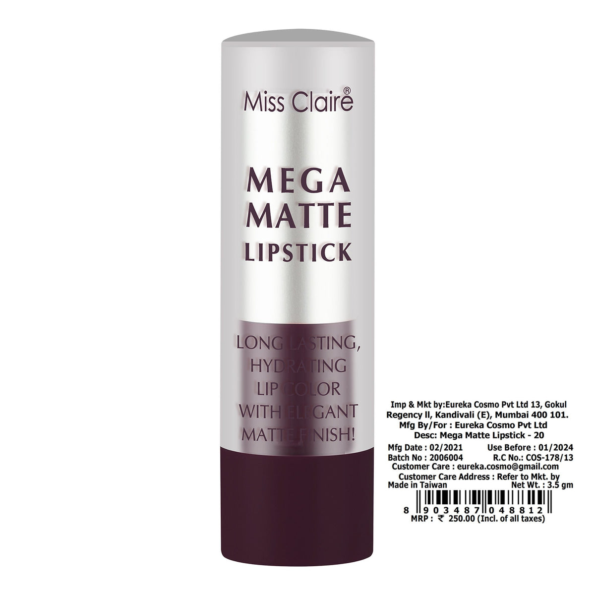 Miss Claire Mega Matte Lipstick - 20