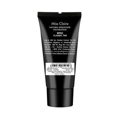 Miss Claire Everyday Foundation - Mt-01 Classic Tan