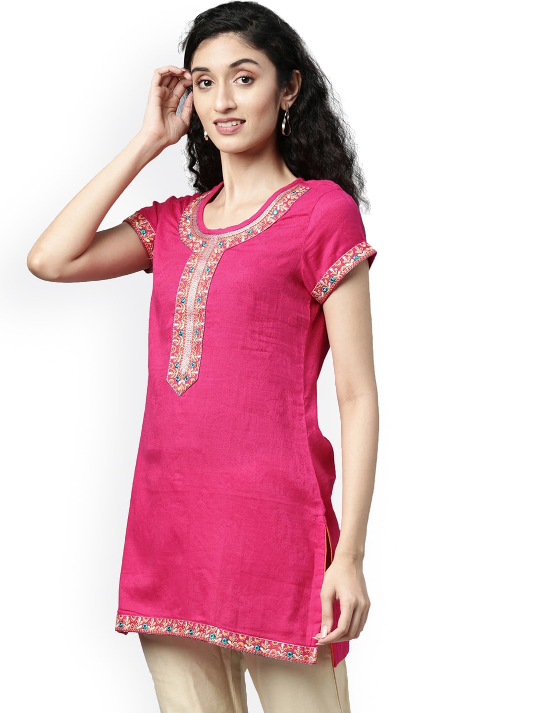 Souchii Pink Kurta