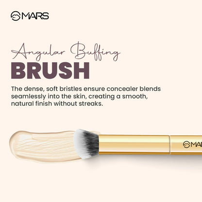 MARS Cosmetics Artists Arsenal Angular Buffing Brush Golden - BRF09