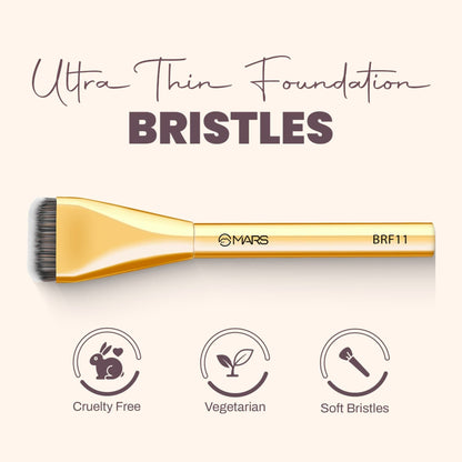 MARS Cosmetics Artist's Arsenal Ultra Thin Foundation Makeup Brush