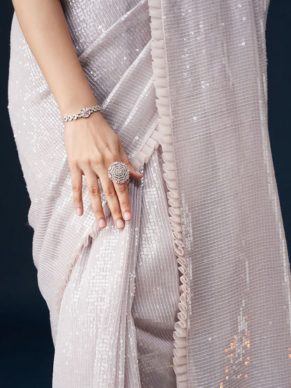 kasee Sequinned Embellished Saree