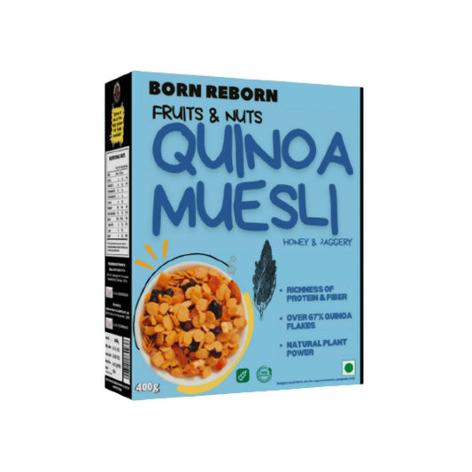 Born Reborn Quinoa Muesli with Honey Fruits and Nuts