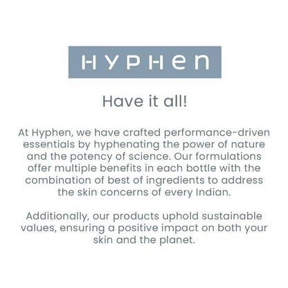 Hyphen By Kriti Sanon Daily Night Care Routine for Normal to Dry Skin with Face Serum & Barrier Care Cream