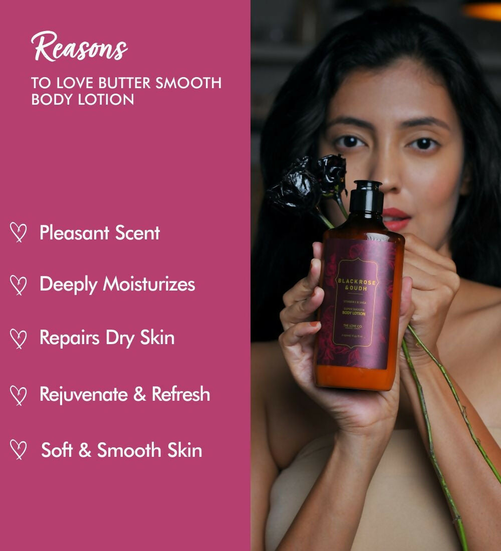 The Love Co. Luxury Black Rose & Oudh Body Lotion