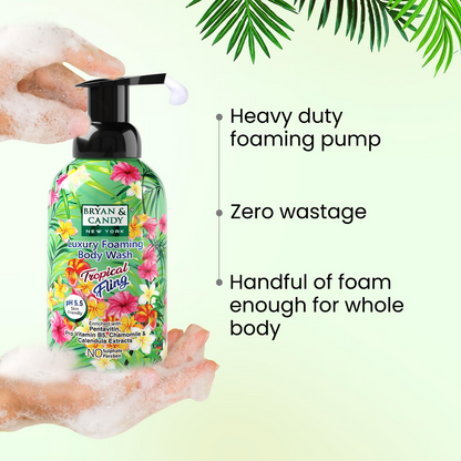Bryan & Candy Luxury Foaming Body Wash - Tropical Fling