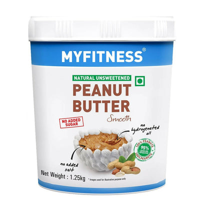 Myfitness Unsweetened Natural Peanut Butter Smooth