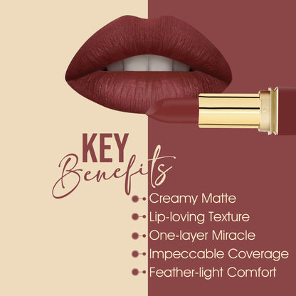 Colors Queen Nude It Creamy Matte Lipstick - Peony