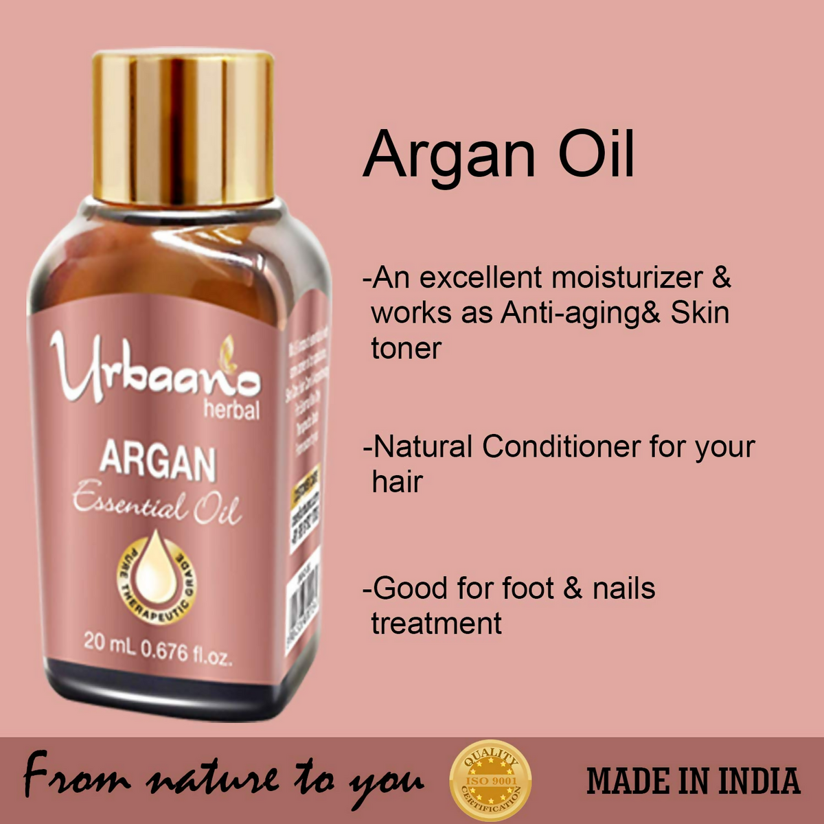 Urbaano Herbal Argan Essential Oil