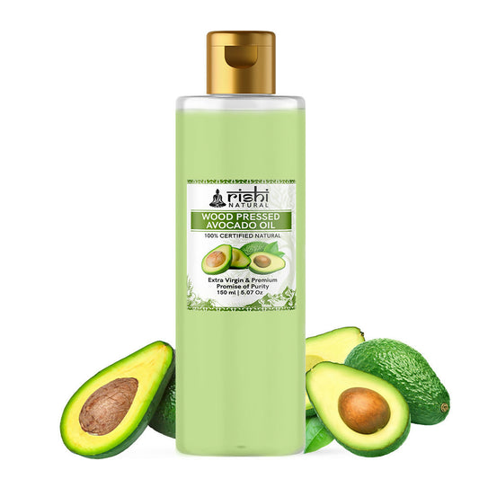 Rishi Natural Avocado Oil Wood Pressed 100% Pure Healthy skin And Hair