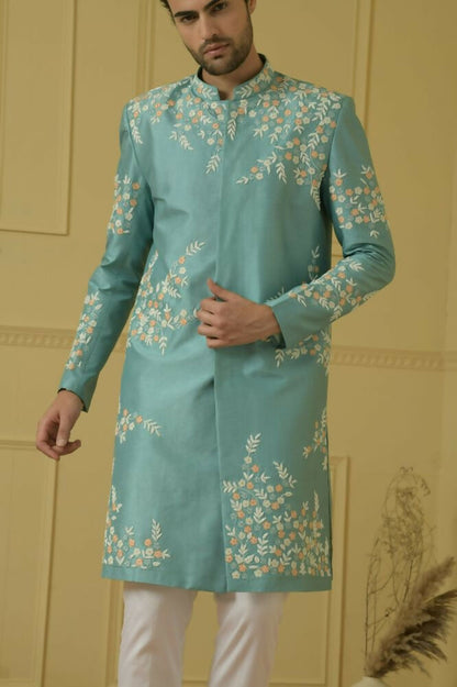 The Refined Timeless Sherwani by Hilo Design