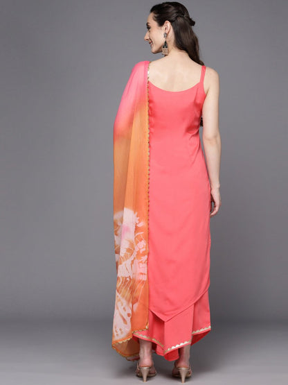Ahalyaa Gotta Patti Kurta with Palazzos & With Dupatta