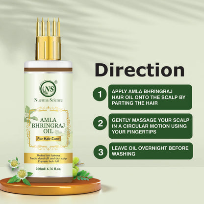 Nuerma Science Amla Bhringraj Hair Oil | Scalp Nourishment & Natural Conditioning