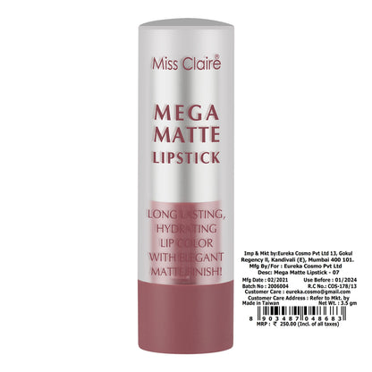 Miss Claire Mega Matte Lipstick - 7