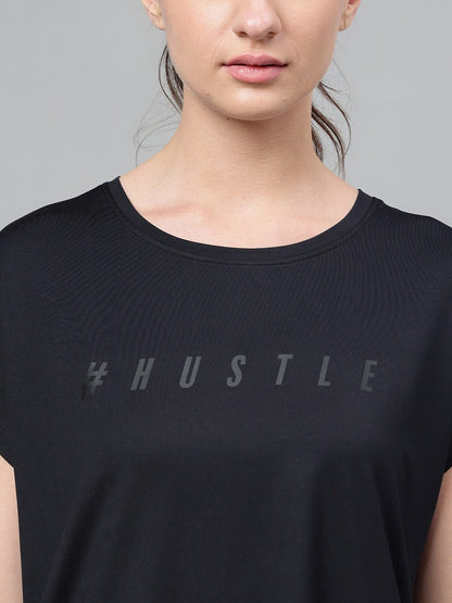 MKH Typography Printed Extended Sleeves Dri-FIT Relaxed Fit T-shirt