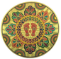 Stickerbazaar Micro Golden Embossing Rangoli Stickers