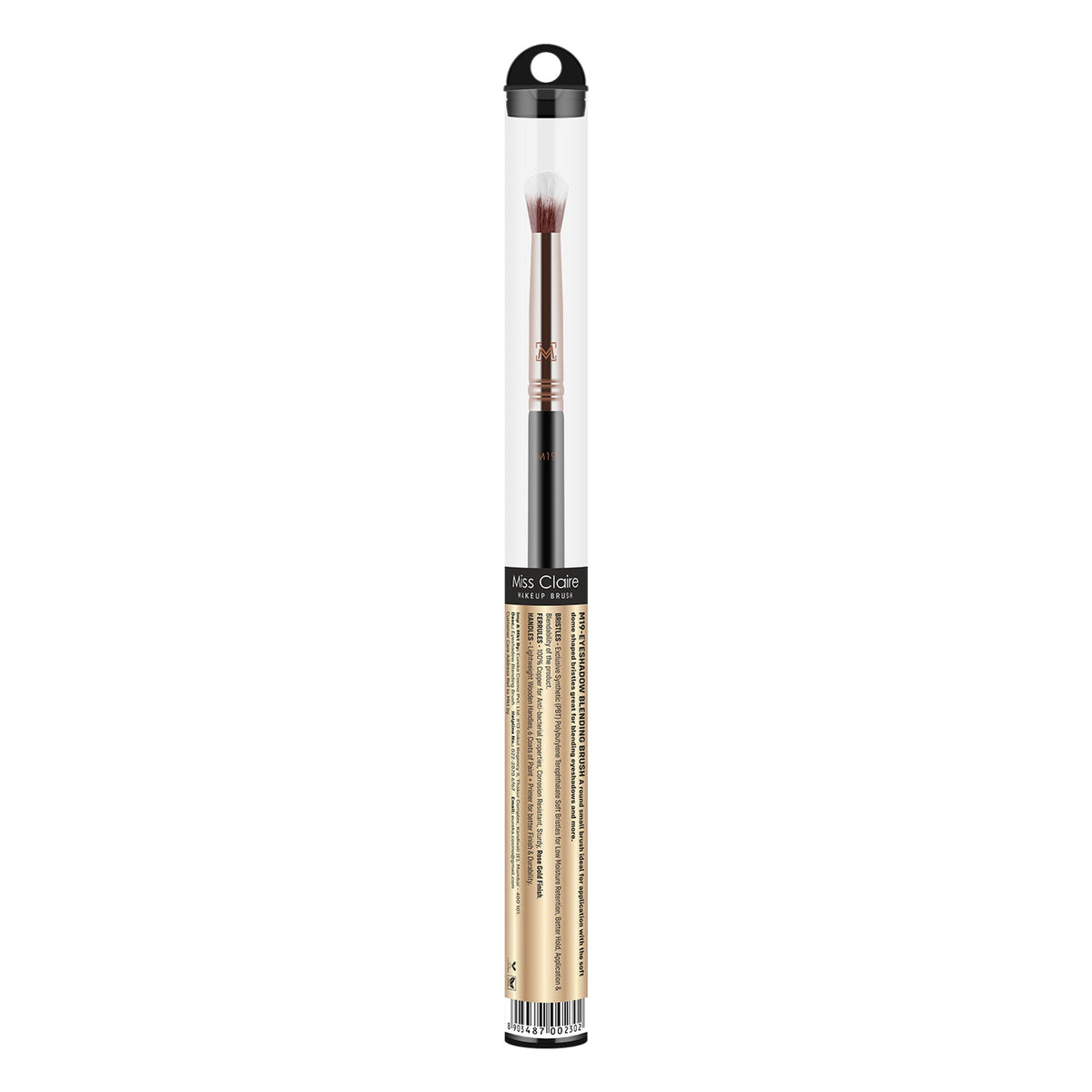 Miss Claire M19 - Eyeshadow Blending Brush - Rose Gold