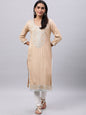 Souchii Women Ethnic Motifs Yoke Design Thread Work Kurta