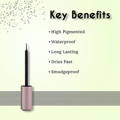 Matt Look Line Express Ultimate Precision Waterproof Smudge Proof Eyeliner - Black