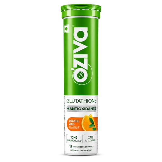 OZiva Bioactive Gluta Fizzy (L-Glutathione) Tablets
