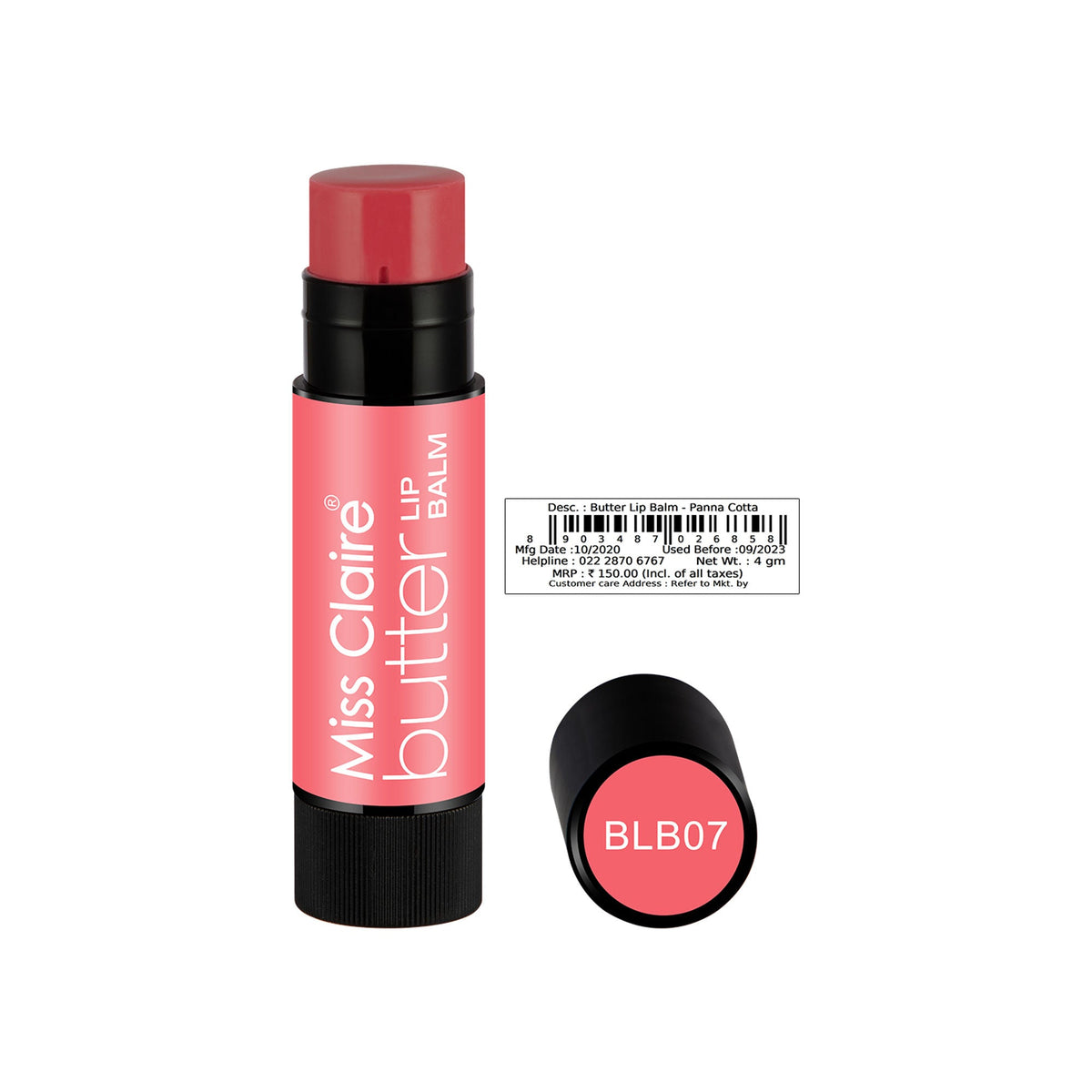 Miss Claire Butter Lip Balm - Blb07 Panna Cotta