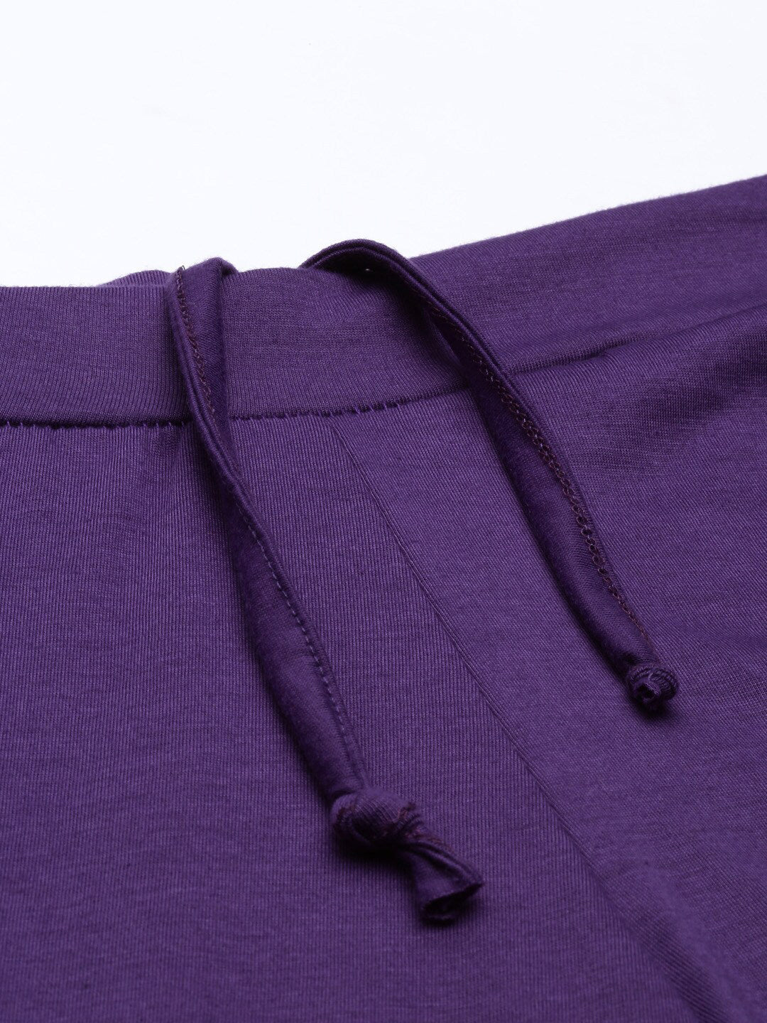 Souchii Women Purple Knitted Palazzos