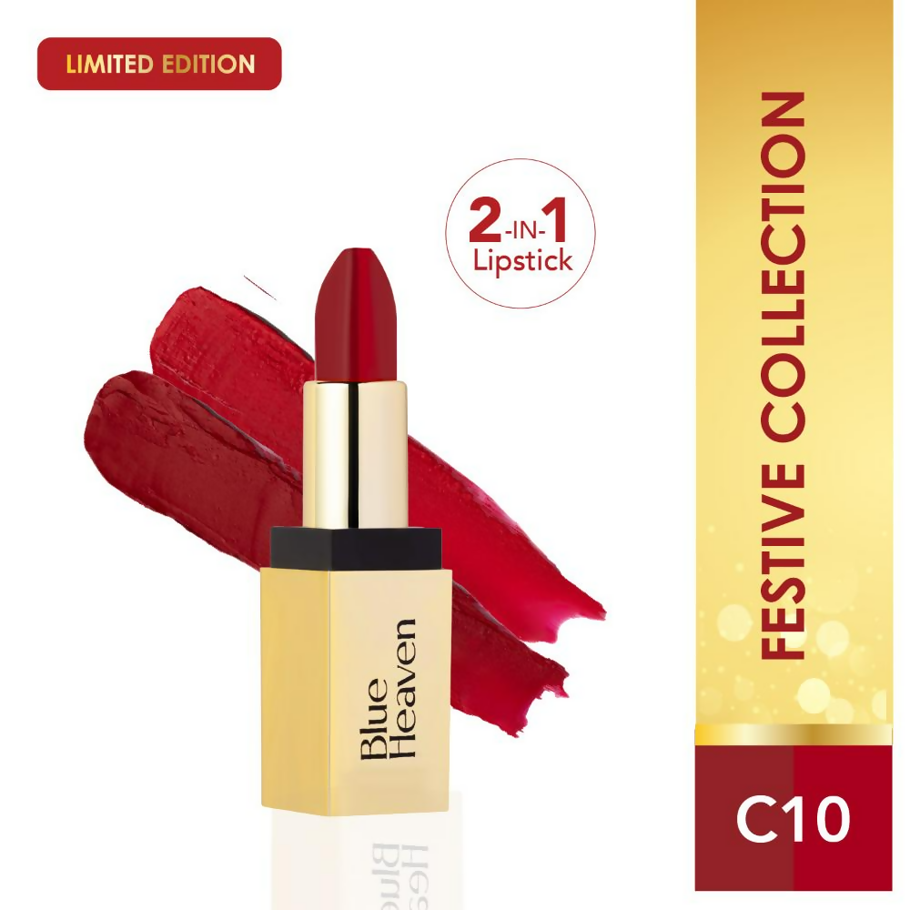 Blue Heaven 2-In-1 Dual Shade Lipstick - C10