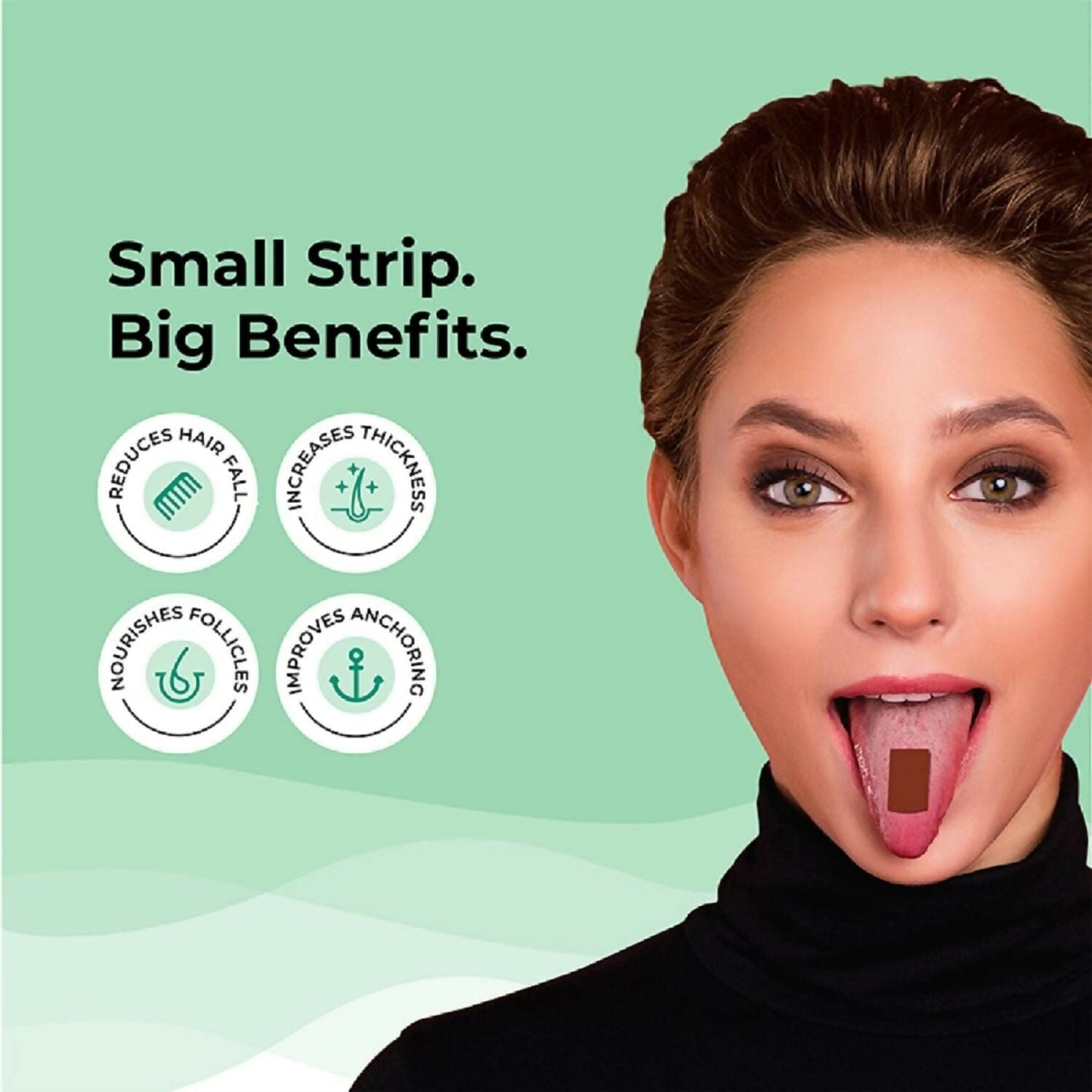 Wellbeing Nutrition Melts Healthy Hair & Hair Fall Control Strips Combo
