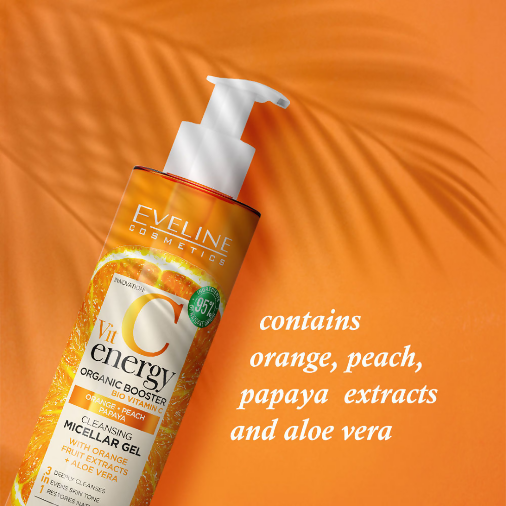 Eveline Cosmetics Vit C Energy Organic Booster Cleansing Micellar Gel