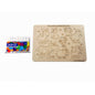 Kraftsman Farm Animals Identification Puzzle Board With Color Kit Included