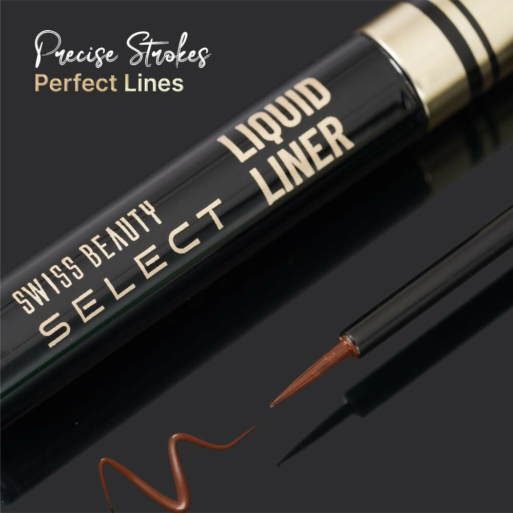 Swiss Beauty Select Here To Stay Liquid Liner, 4- Magnet Black