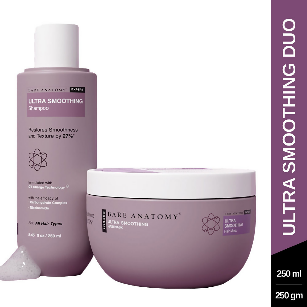 Bare Anatomy Expert Ultra Smoothing Hair Mask & Shampoo Combo