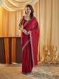 kasee Embellished Beads and Stones Silk Blend Saree