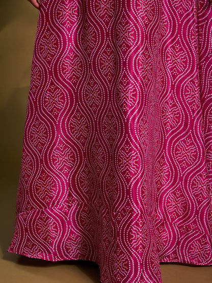 Myra Pink Crepe Embroidered Designer Lehenga