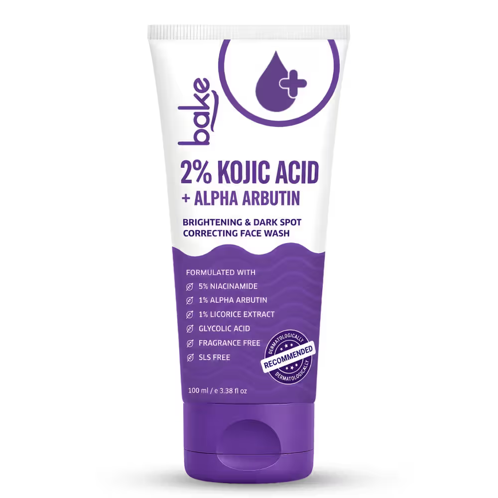 Bake 2% Kojic Acid Face Wash With Alpha Arbutin