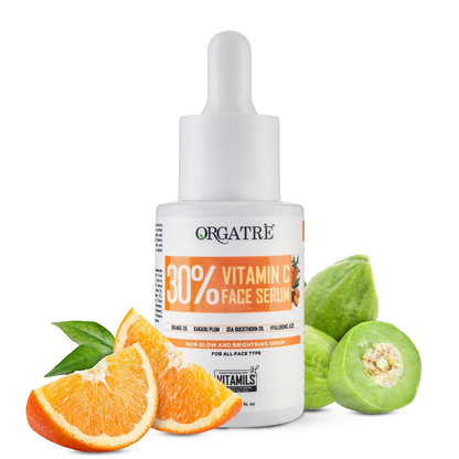 Orgatre 30% Vitamin C Face Serum for Glowing Skin