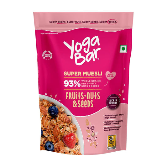 Yoga Bar Fruits, Nuts + Seeds Wholegrain Muesli
