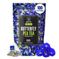 Blue Tea Butterfly Pea Herbal Tea Bags | Anti-Oxidant Rich Herbal Flower Based Caffeine Free - No Preservatives | Detox Tea Natural Premium Herbal Tea