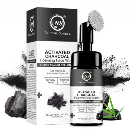 Nuerma Science Charcoal Foaming Face Wash