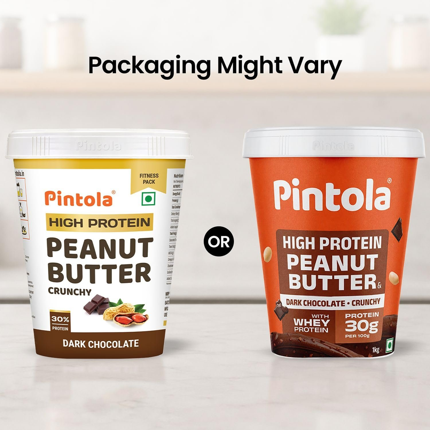Pintola High Protein Dark Chocolate Crunchy Peanut Butter
