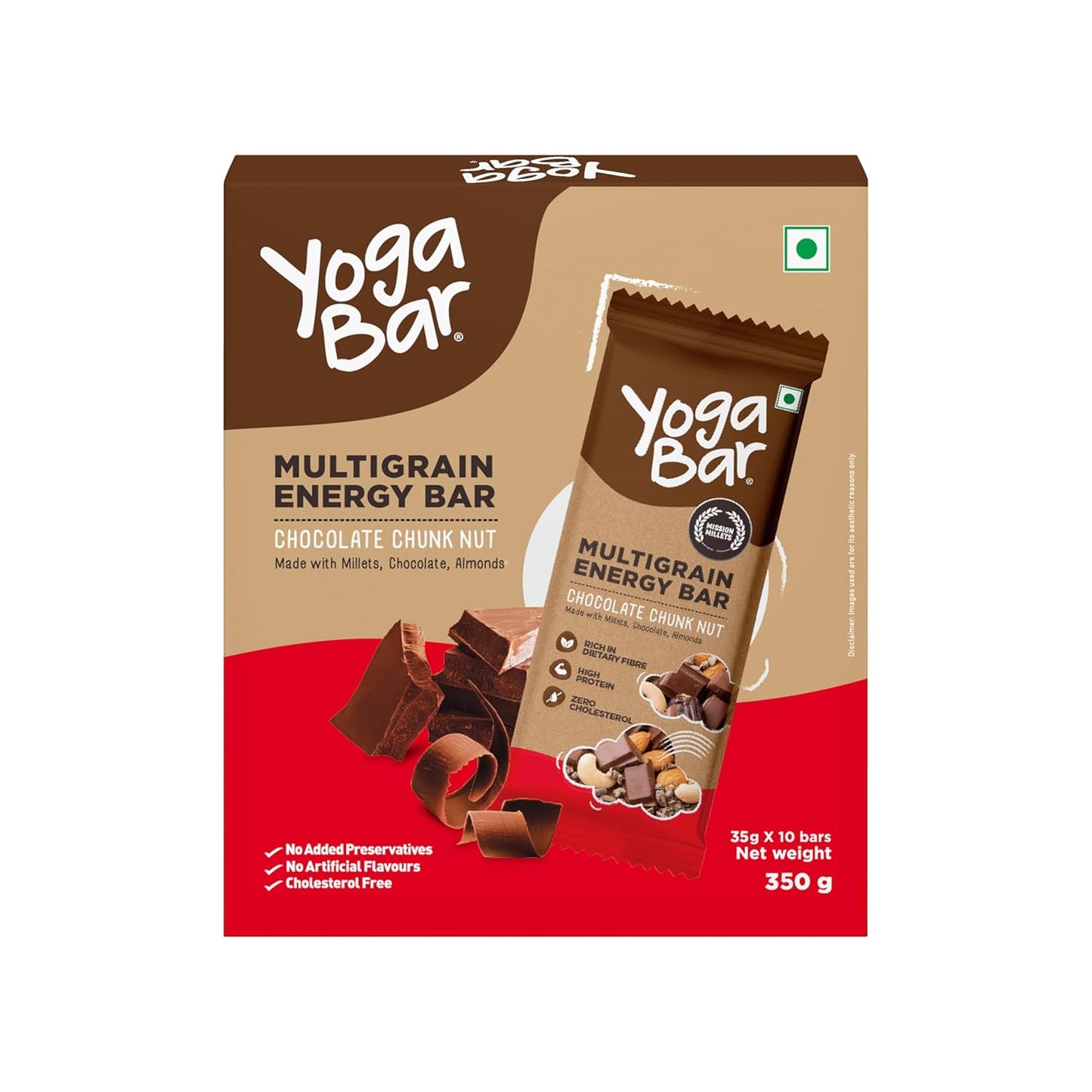 Yoga Bar Chocolate Chunk Nut Multigrain Energy Bars